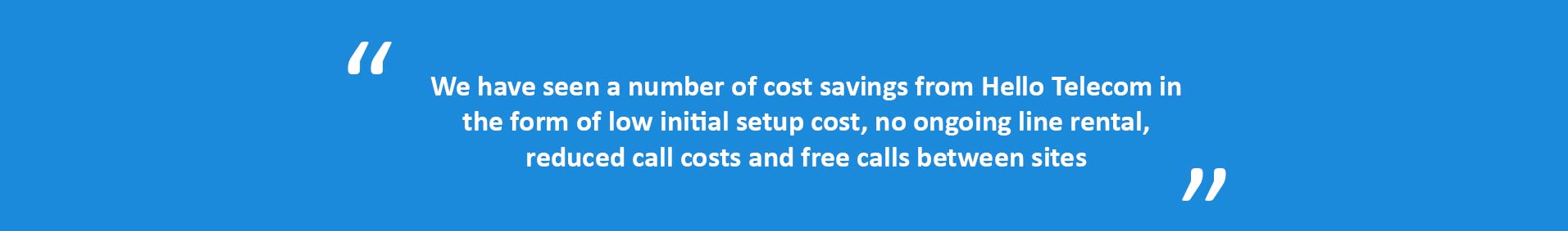 Quote from a school using Hello Telecom VoIP for schools Quote from a school using Hello Telecom VoIP for schools